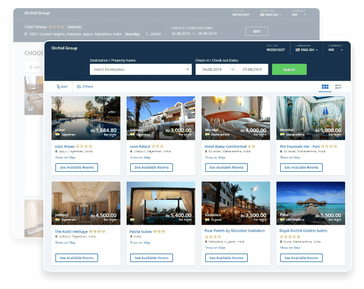 multi hotel booking engine